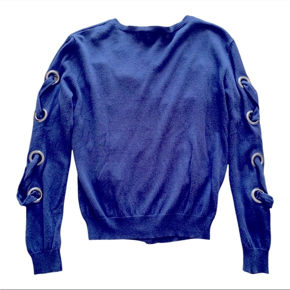 Opening Ceremony Grommet Cardigan Sweater (SW2) - Picture 3 of 6